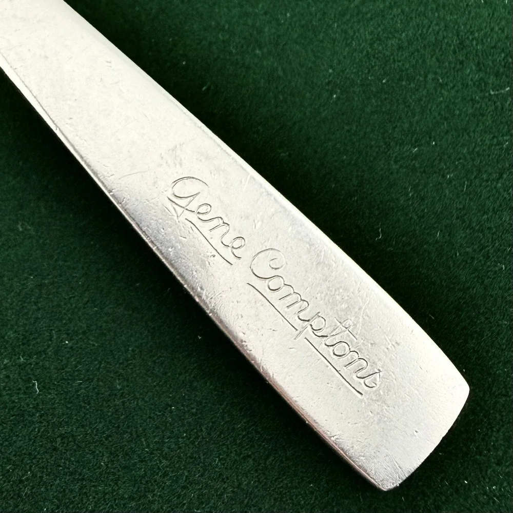 Vintage GENE COMPTONS Stainless Spoon San Francisco LGBTQ Pride Riot 1960s Cafe